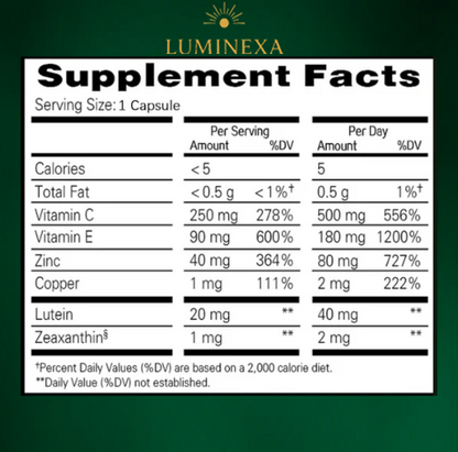 Luminexa Luetin Eye Vitamins